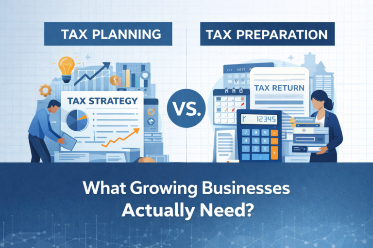 Tax Planning vs. Tax Preparation: What You Actually Need